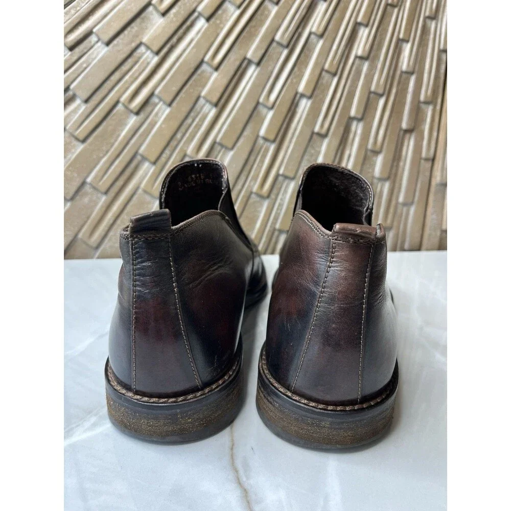 Johnston & Murphy 20-6318 Men Boots Chelsea Stretch Double Gore Leather 11 M